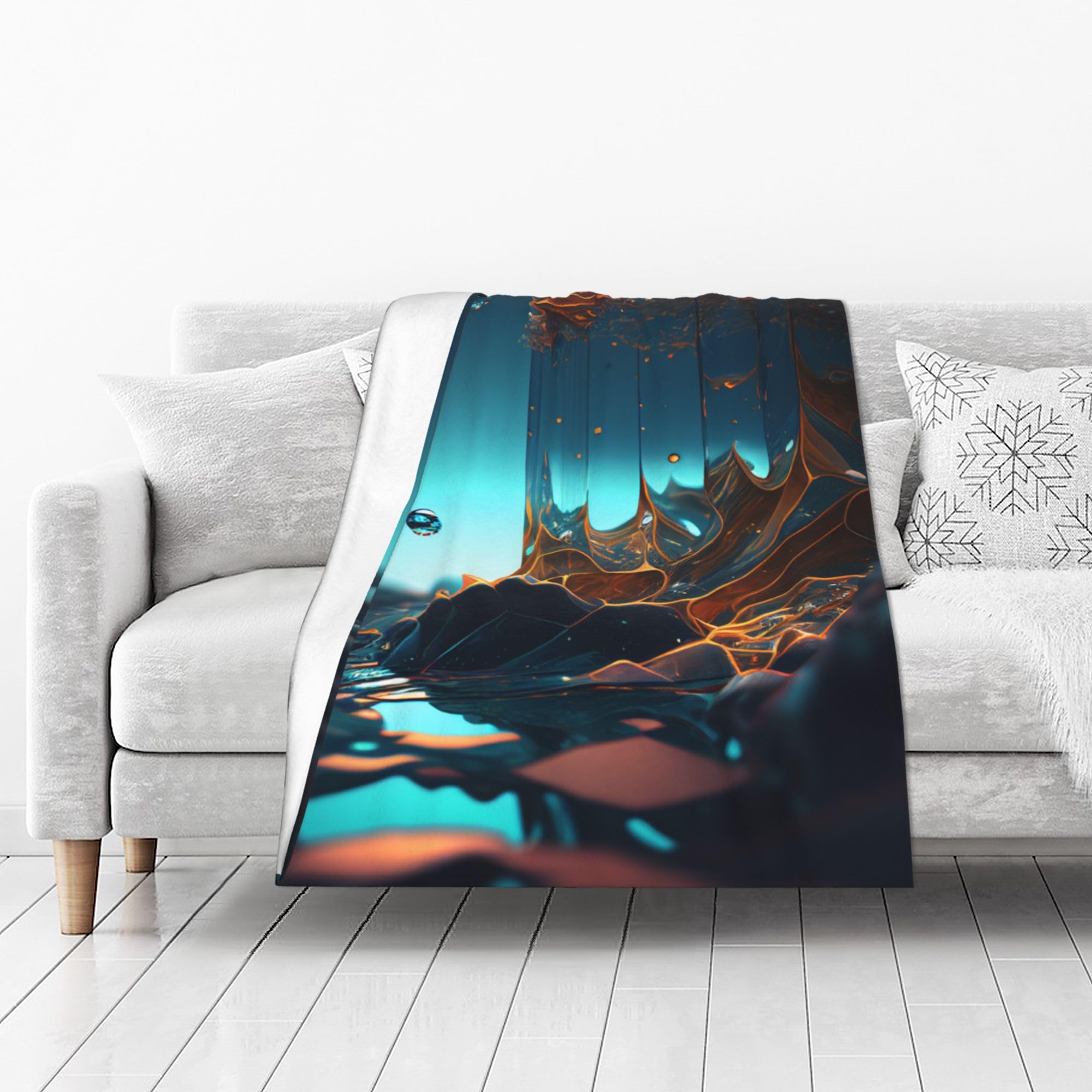 Amazon.com: 3D Water Ripple Surface Blanket, Super Soft, Brings Depth and  Vitality to Your Sofa, Bed, Office and More, Unique 3D Design Enhances  Visual Experience, 60x80 : Home & Kitchen