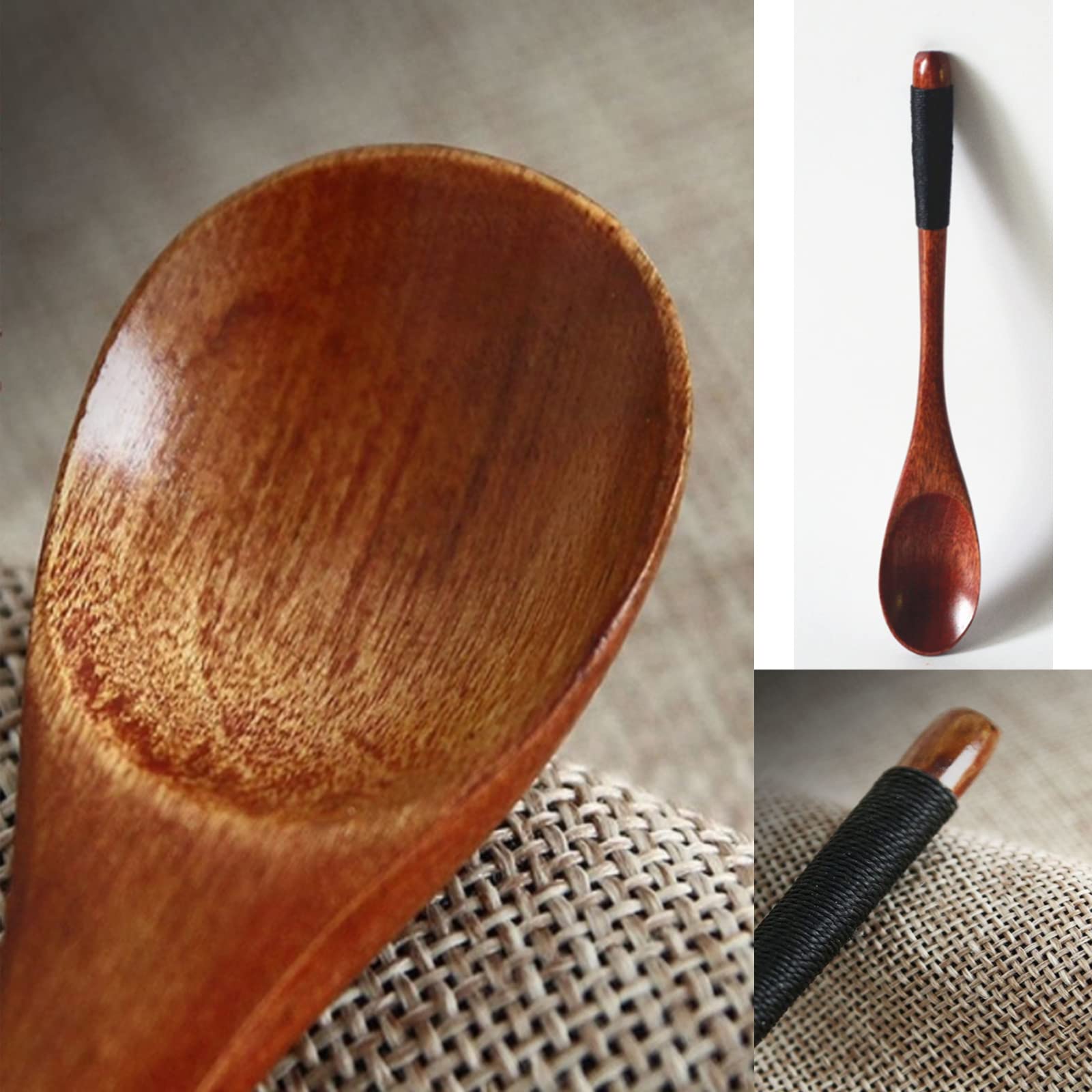 Een Koken Houten Hout Soep Lepel Natuurlijke Japan... – Grandado