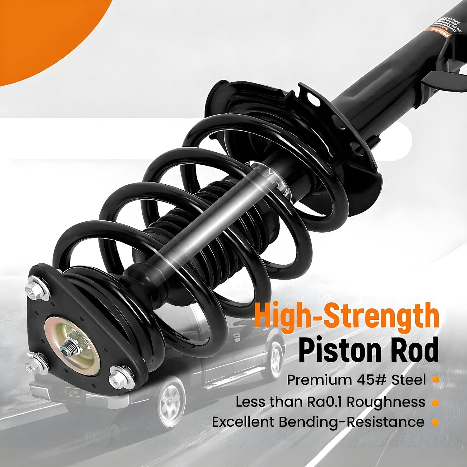 maXpeedingrods 2Pc Front Strut for Ford Escape AWD 2014 FWD 2014-2019, 172751 172750 Complete Shock Absorber Strut with Coil Spring Assembly