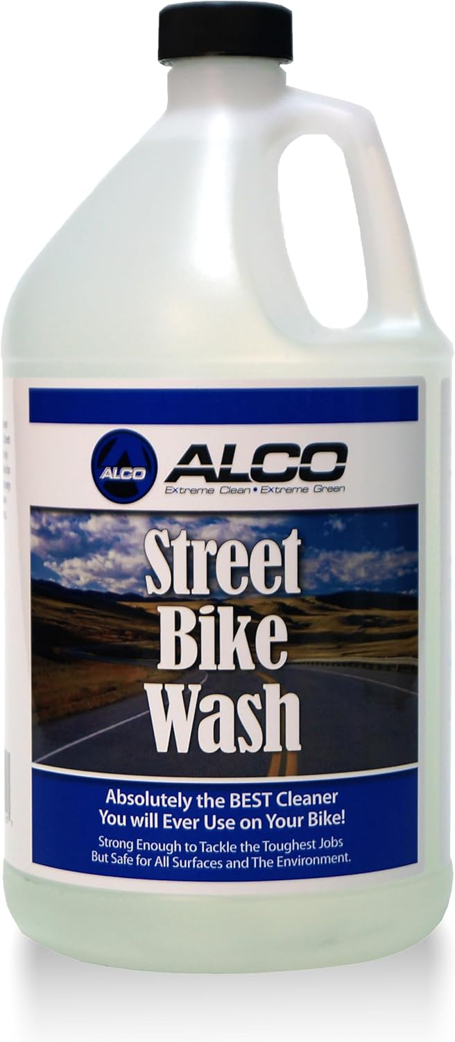 ALCO Street Bike Wash - Motorcycle Wash and Cleaner, 1 Gallon, Pack of 1