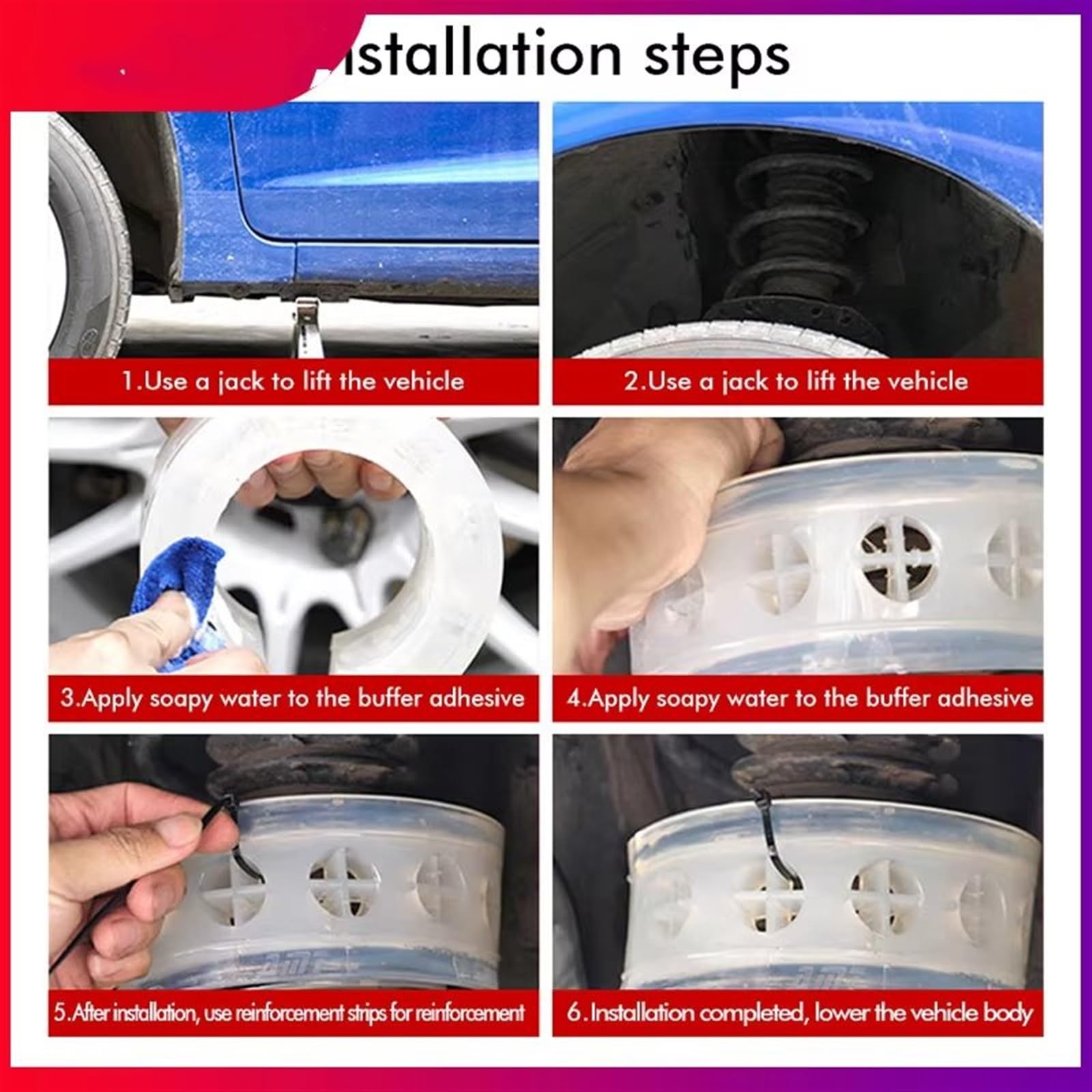 Auto Stoßdämpfer Autofederpuffer Autopuffer Stoßdämpfer Spule Urethankautschukpuffer Für Autos Federn Kissen Pufferung Autowaren