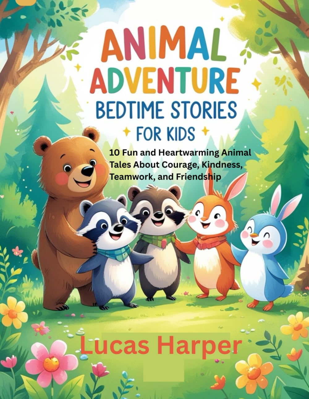 Animal Adventure Bedtime Stories for Kids: 10 Fun and Heartwarming Animal Tales About Courage, Kindness, Teamwork, and Friendship