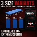 WAR HAMMER Thermal Pad Raptor Ultra High Performance Thermal Pad, 0.5 1.0 1.5 mm Thermal Conductive Silicone Pads with 12.0 W/mk Thermal Conductivity, German Engineered Themalpad gallery image