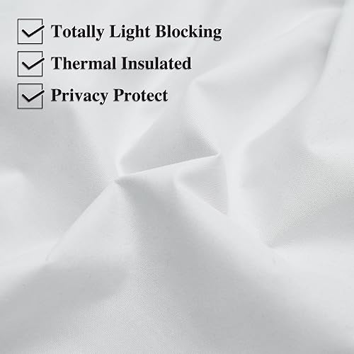 Miniatura 3 de StangH Cortinas 100 % opacas, cortina portátil para habitación con ventosas para dormitorio, bloqueo de luz temporal con aislamiento térmico para