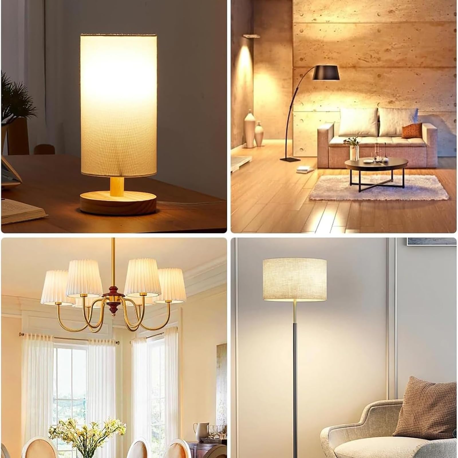 Pack de 8 Bombillas LED E14 No Regulable Con Casquillo Edison Sin Parpadeos (IRC>80) Larga Duración Para Lámparas de Araña Apliques de Pared Lámparas de Techo(Natural White 4000K,25W)