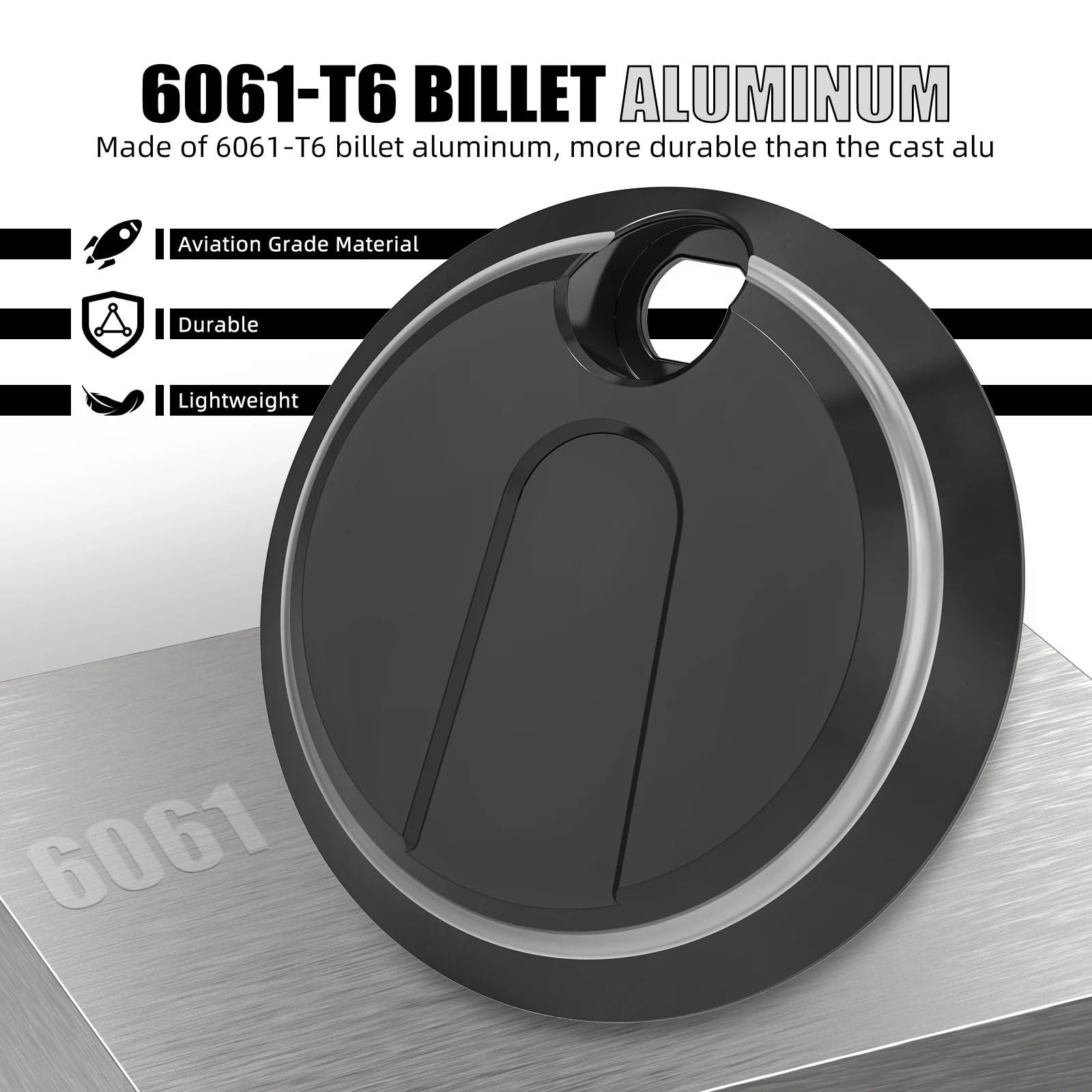 Korek wlewu paliwa ze stopu aluminium Pasuje do Harley przemieszczanie się po ulicy FLHX 2016-2023 pokrywa zbiornika paliwa motocykla pokrywa 61278-08A drzwi konsoli zbiornika(Golden White)