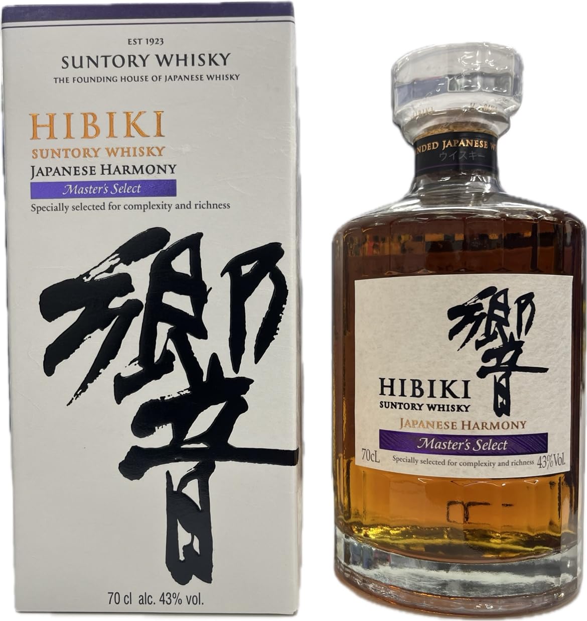 Amazon.co.jp: ウイスキー 43度 響 ジャパニーズハーモニー マスターズ  