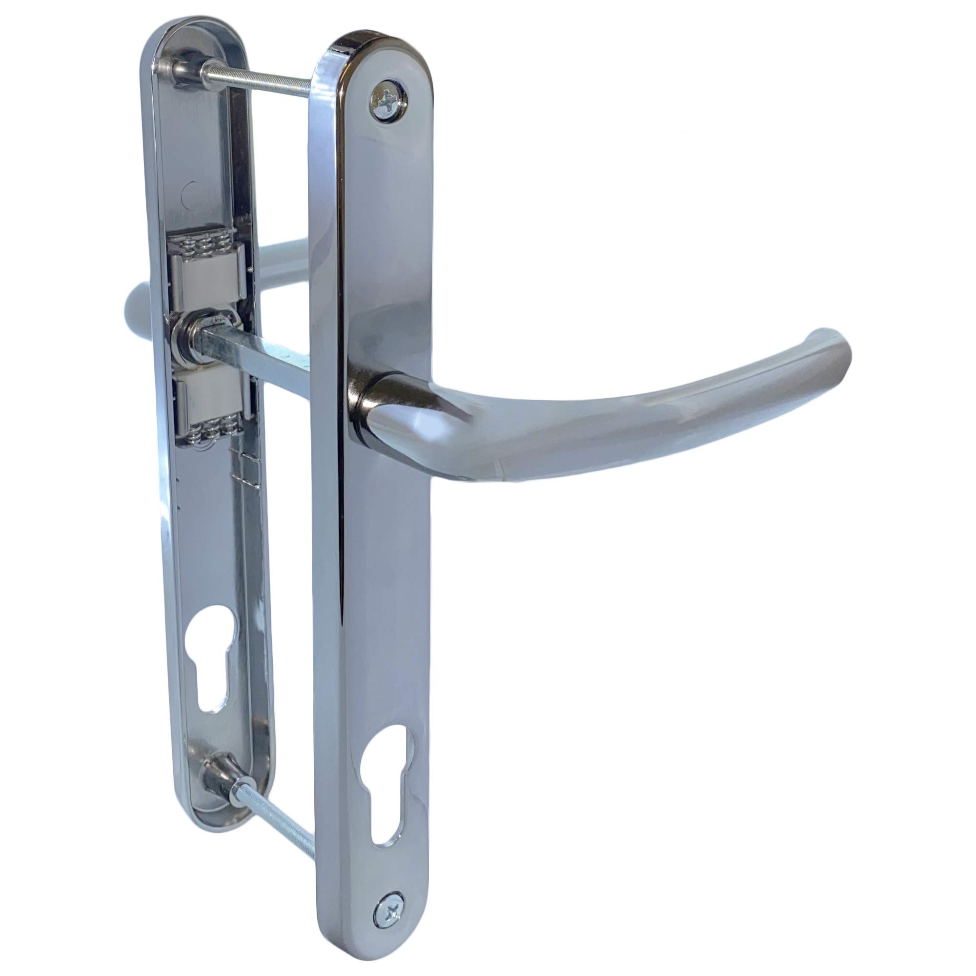 Fab & Fix Silver Fab Fix Balmoral Hardex Chrome Upvc Lever Door Handles 92Pz 210Mm Screw Centres