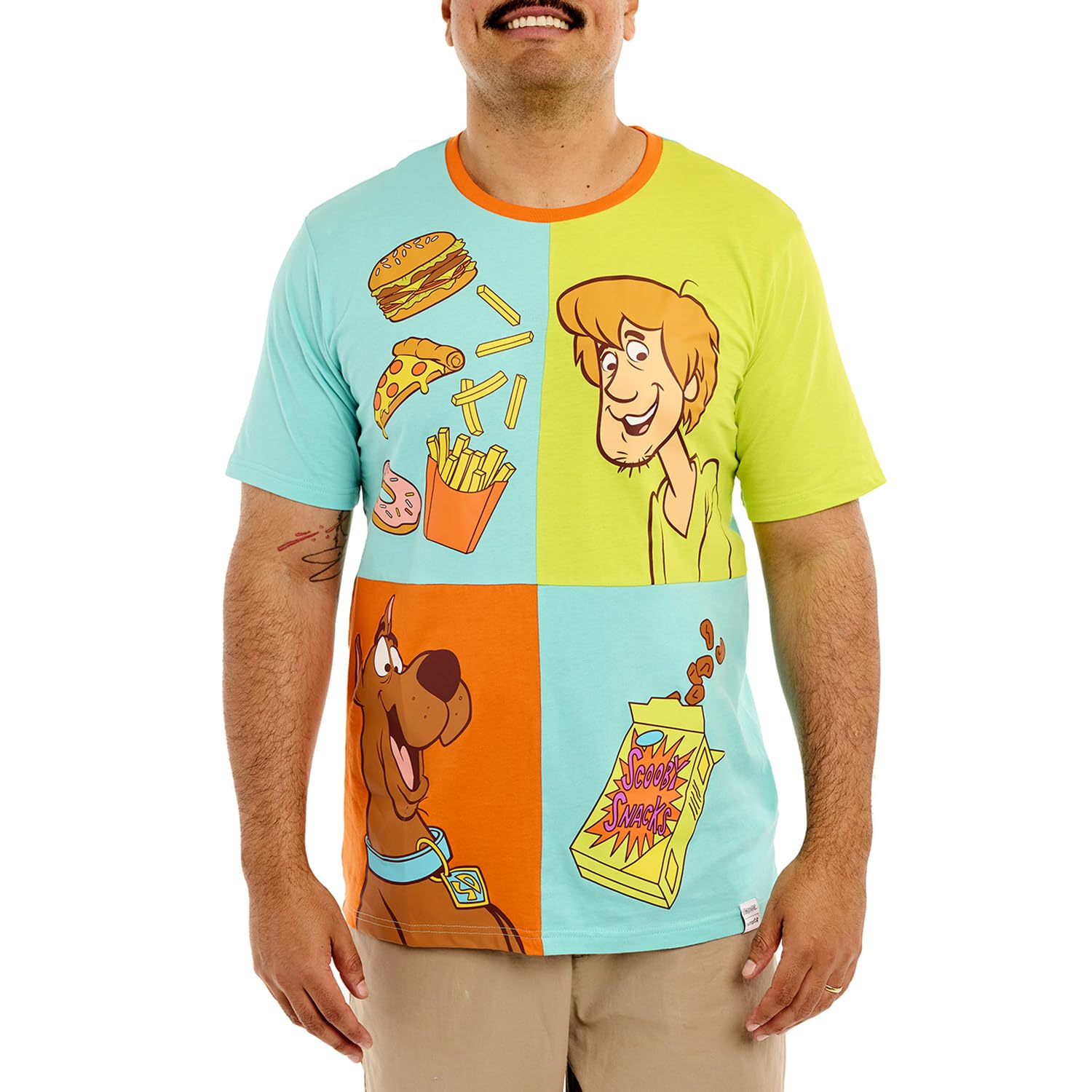T-shirt Scooby Doo Bassnectar Personnalisé - Taille XL, Vert, Neuf Sans étiquette
