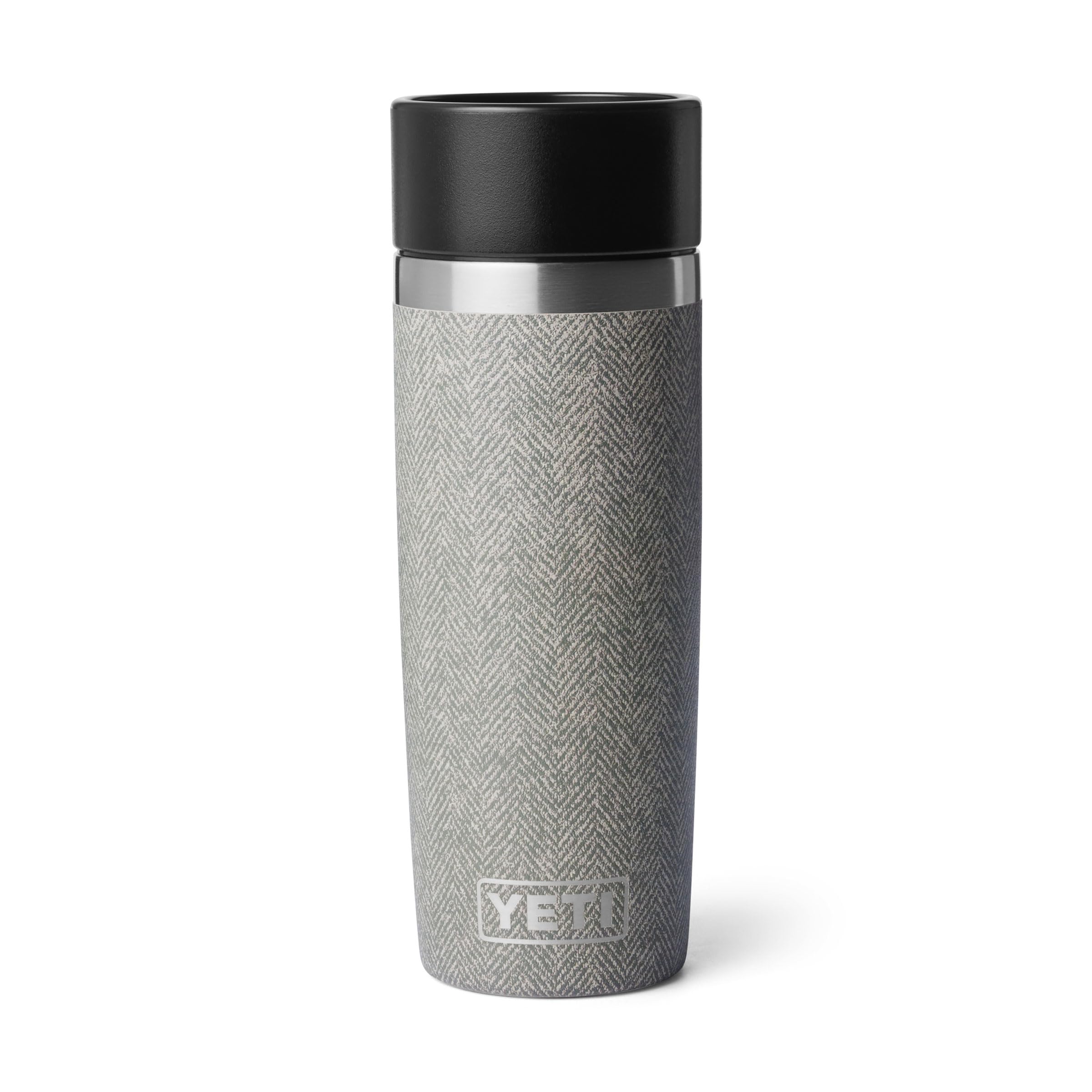Rambler 16 oz Travel Bottle, Stainless Steel, Vacuum Insulated with Leakproof Commuter Cap, Riverhead Green
