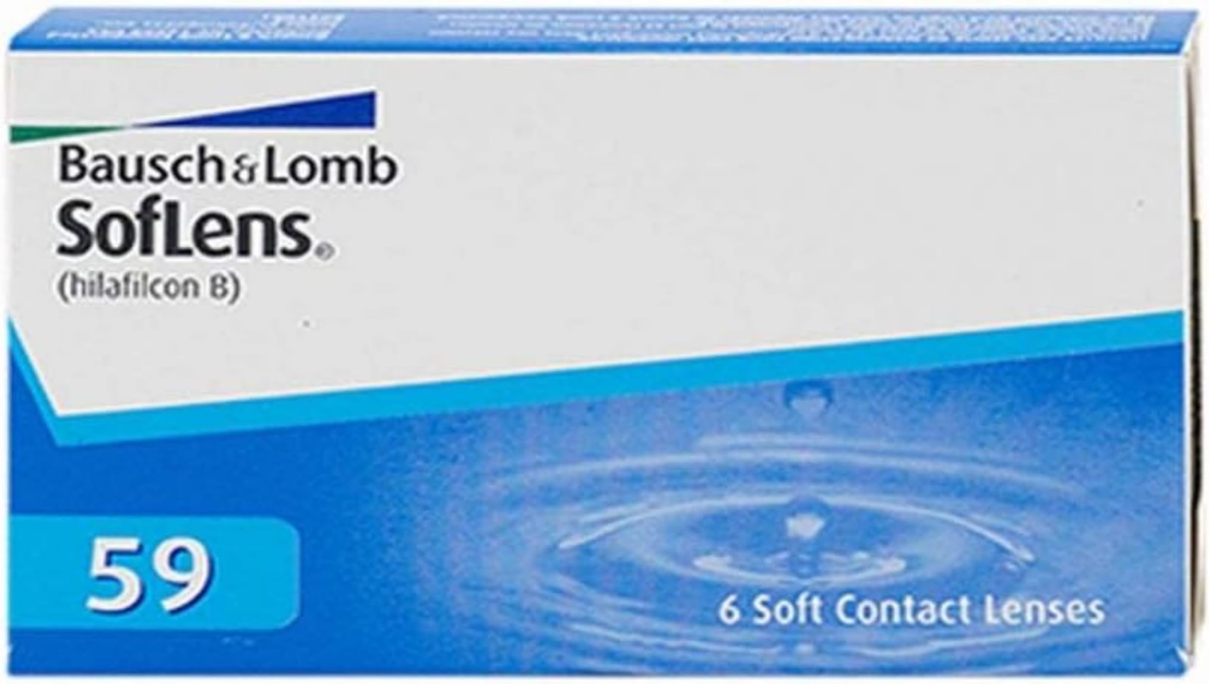 Bausch + Lomb & LombSoflens 59 RX 6 Pack Contact Lenses Power, -1.75