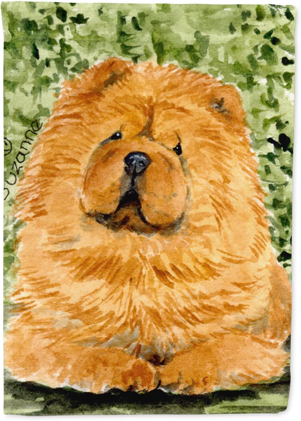 Caroline's Treasures SS8709CHF Chow Chow Flag Canvas, Large, Multicolor