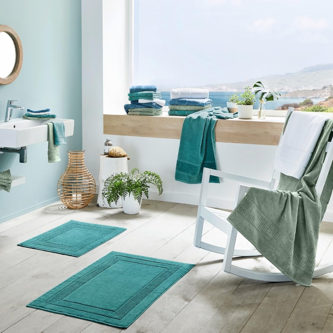 liebling Badetuch Bio Baumwolle, Serie Organic, 500 gr. / m², 100 x 150 cm, 60 Grad, saugstark, schnelltrocknend, Farbe: Taupe