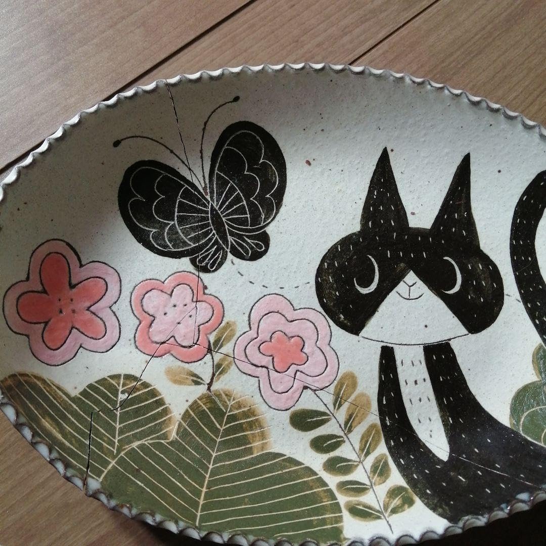 清水桐子さん（ポタリカ工房）　猫ちゃんのお皿3点 清水桐子さん（ポタリカ工房） 猫ちゃんのお皿3点 清水桐子