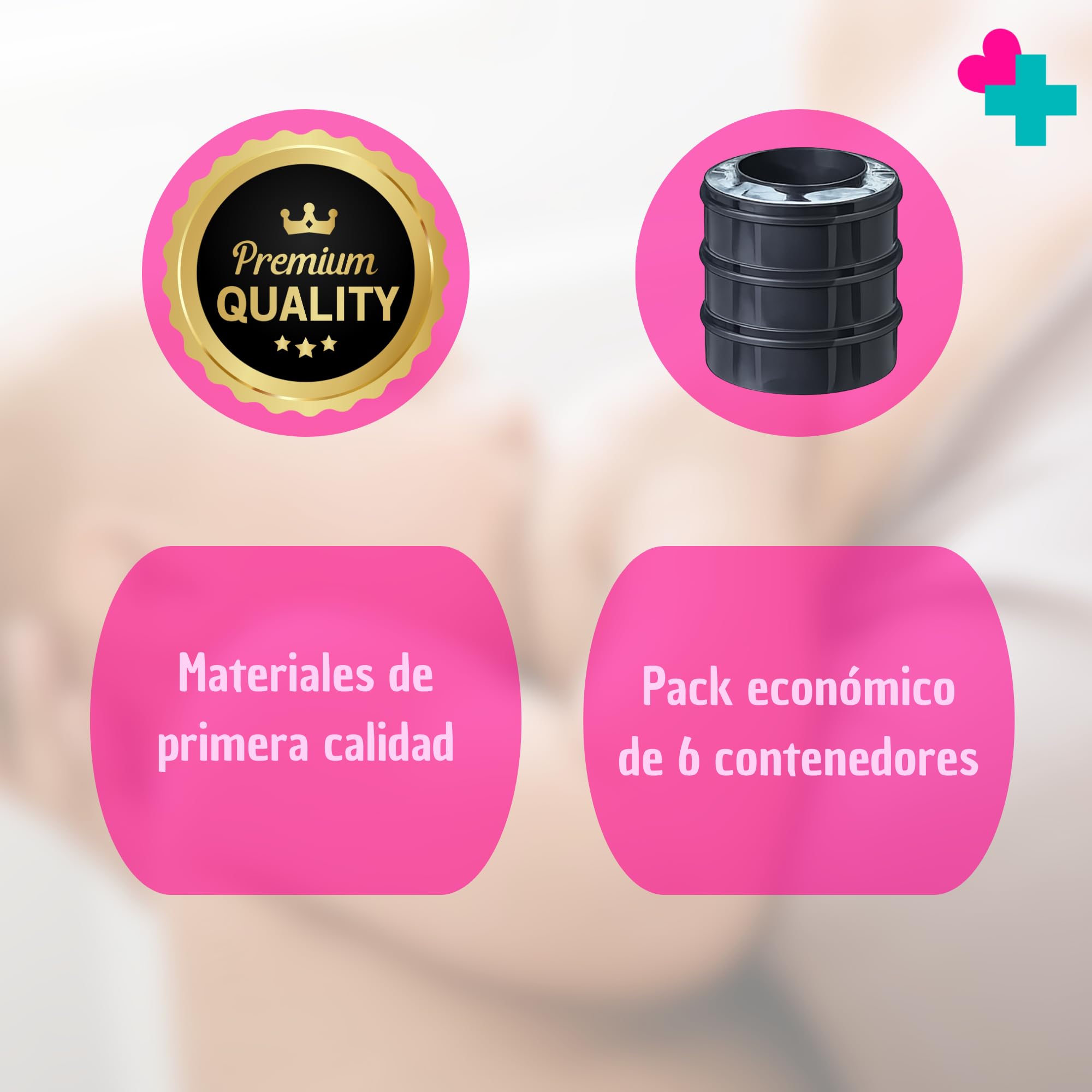 Pack 6 Cartuchos Papelera Pañales Bebe. Basura Pañales Bebe Compatible Tommee Tippee y Angelcare. Recambios Universales para Contenedor Pañales, Papelera Pañales y Pañalera. Ideal para Cubo Pañales