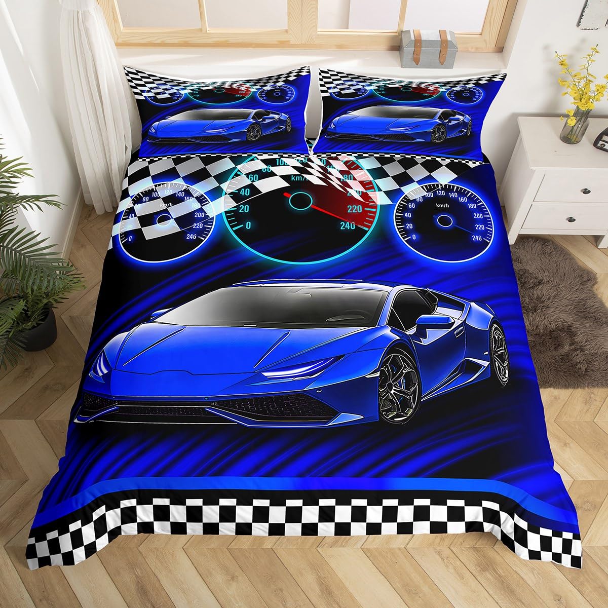 Parure de lit sports extrêmes en microfibre ultra douce grand lit