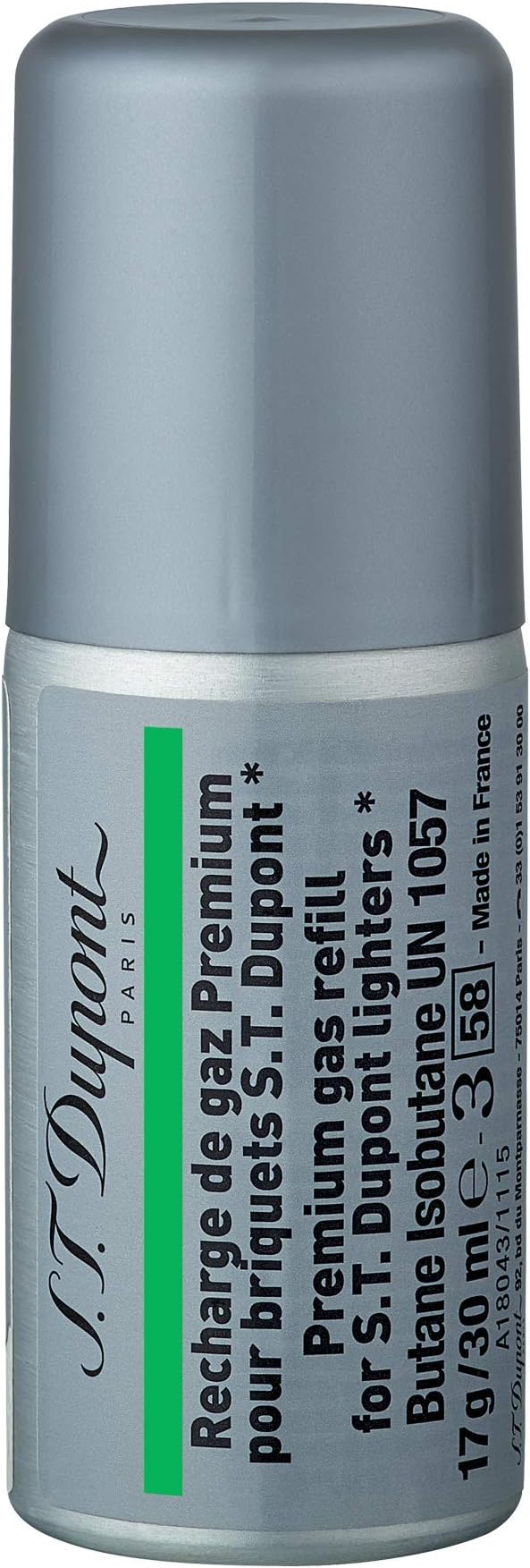ST Dupont Multi-Fill Green Butane Gas Refill (30ml)