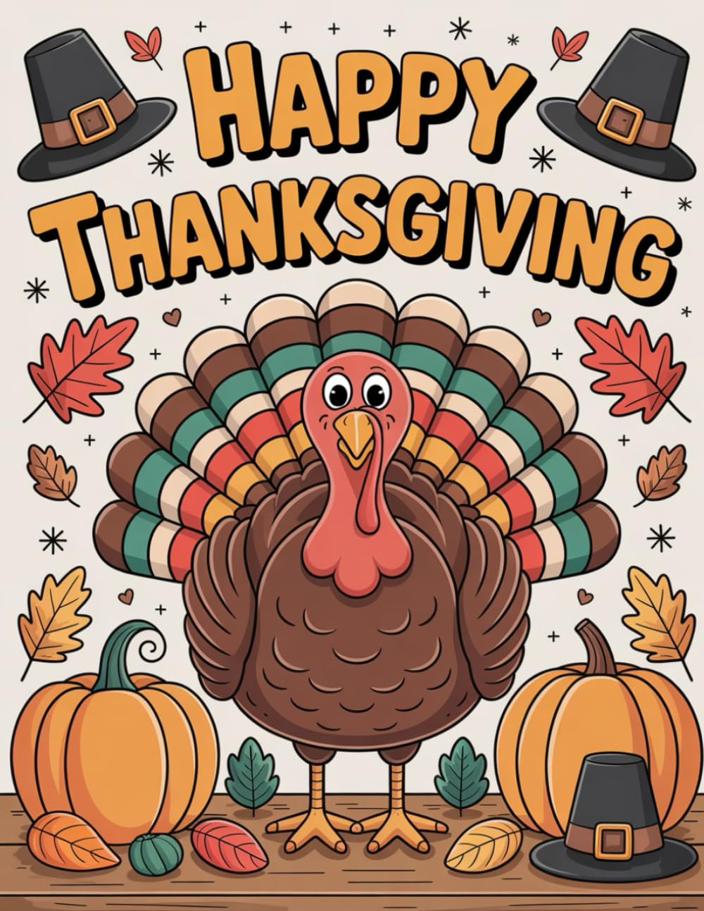 Happy Thanksgiving Coloring Book