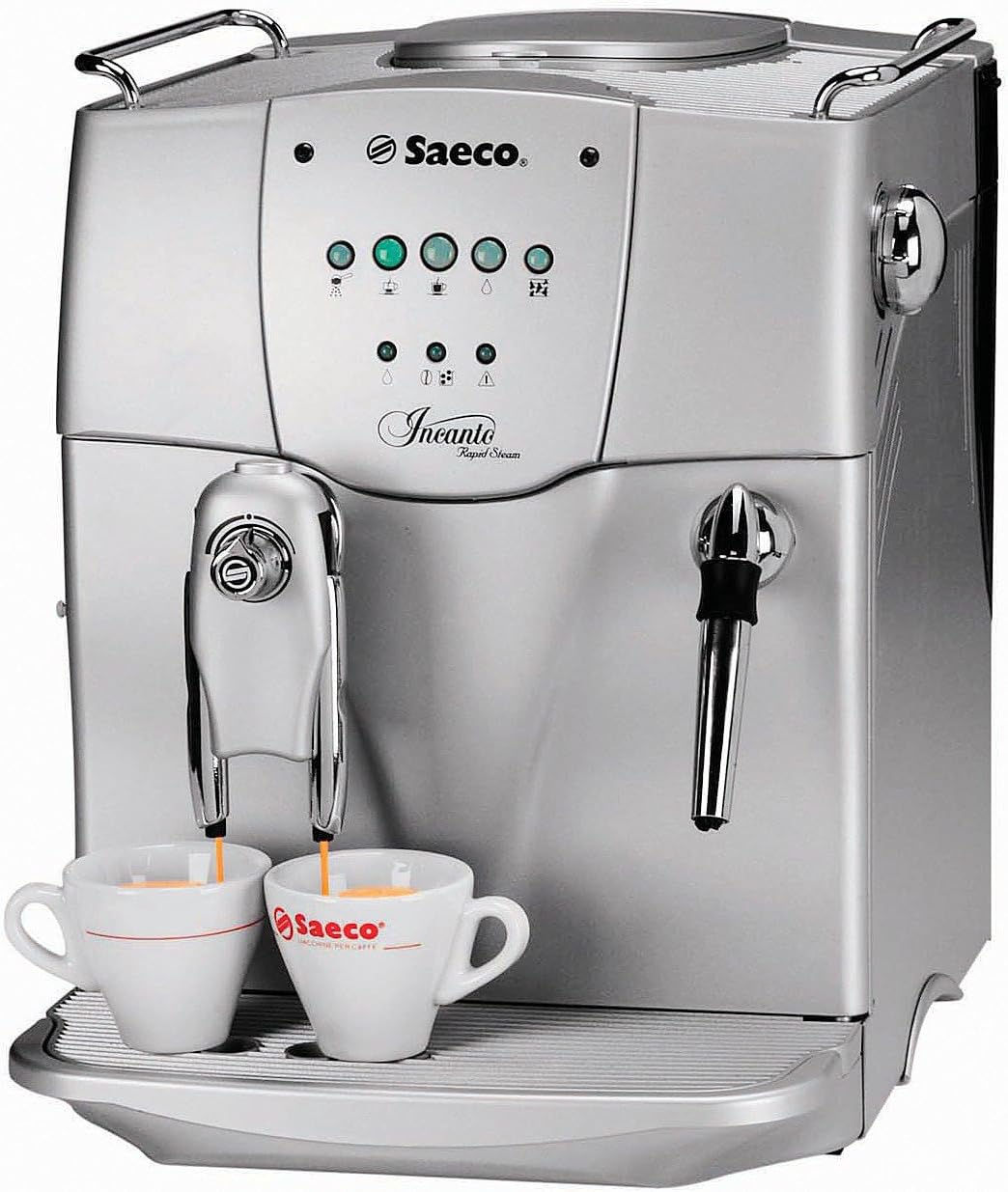 Saeco 00065 Incanto Rapid Steam SBS Fully Automatic Espresso Machine, Silver Espresso