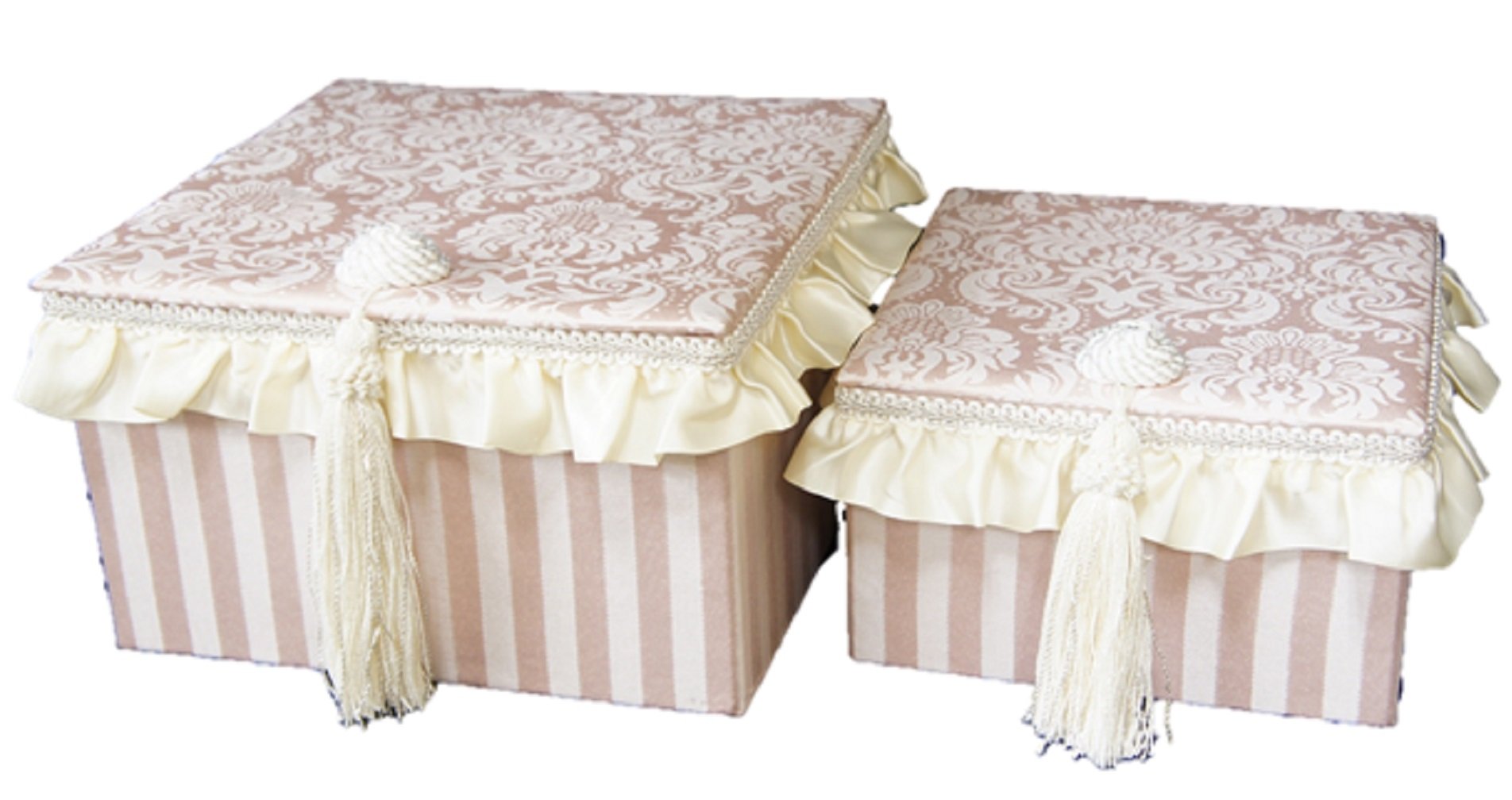 ジェニファーテイラー 小物収納ボックスセット　ピンク 楽天市場】ジェニファーテイラー ボックス2個セット heirloom