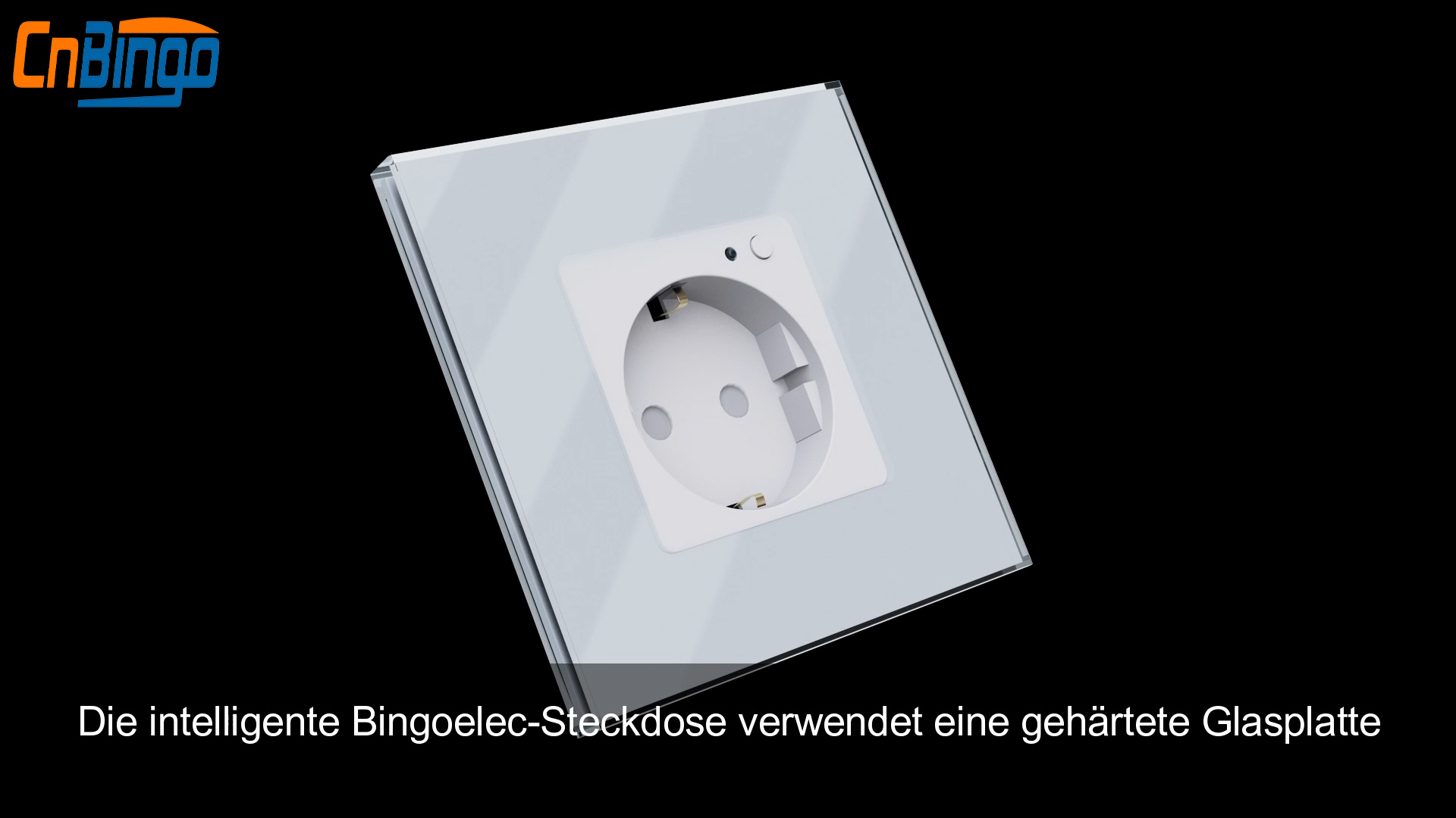 CNBINGO WLAN Power Outlet, 16 Amp Glass Smart Power Socket Works with Alexa (Echo, Echo Dot), Google Home, App Control, Nur 2.4GHz WiFi, Grey, 2-Page, 1-Pack CNBINGO WLAN Power Outlet, 16 Amp Glass Smart Power Socket Works with Alexa (Echo, Echo Dot), Google Home, App Control, Nur 2.4GHz WiFi, Grey, 2-Page, 1-Pack