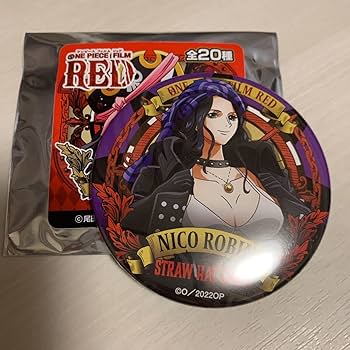 ワンピース onepiece ルフィ 赤 RED 缶バッジ 缶バッチ バッジ・ピンズ モンキー・D・ルフィ 「ワンピース バースデー