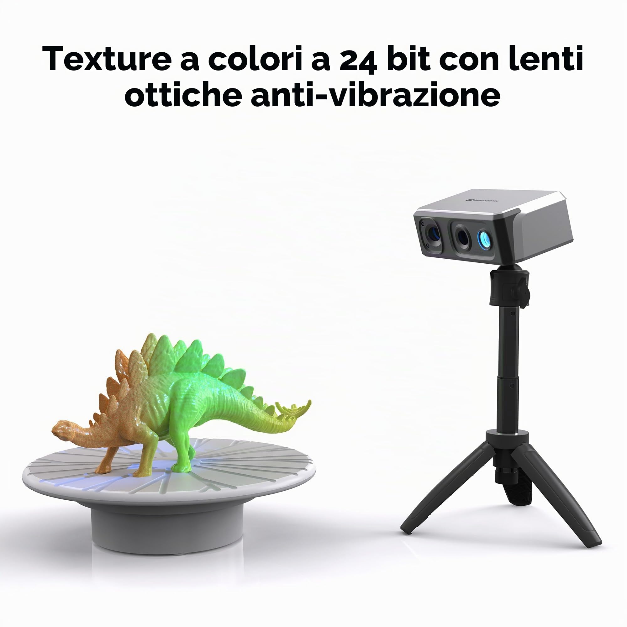 3DMakerpro Seal Premium Kit Scanner 3D per Stampante 3D, 0,01mm a Colori