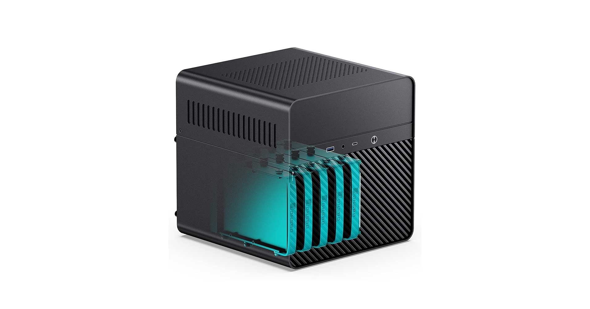 Amazon.com: JONSBO N2 Negro NAS ITX Case 5+1 Disk Bays Mini