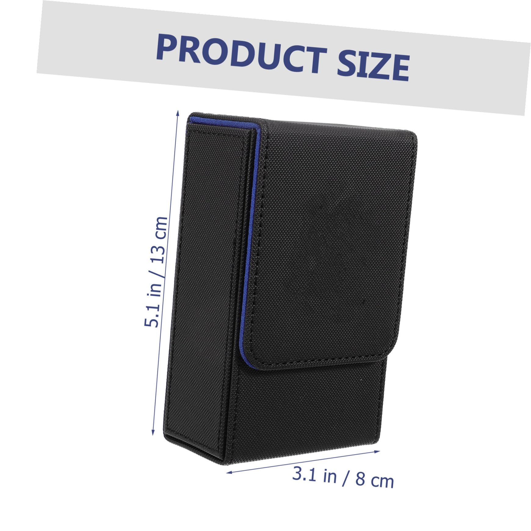 Yardwe 5 Pezzi Scatola Carte Tarocchi PU Antiscivolo Contenitore Portatile per Organizzazione e Conservazione per Giocatori e Collezionisti Carte