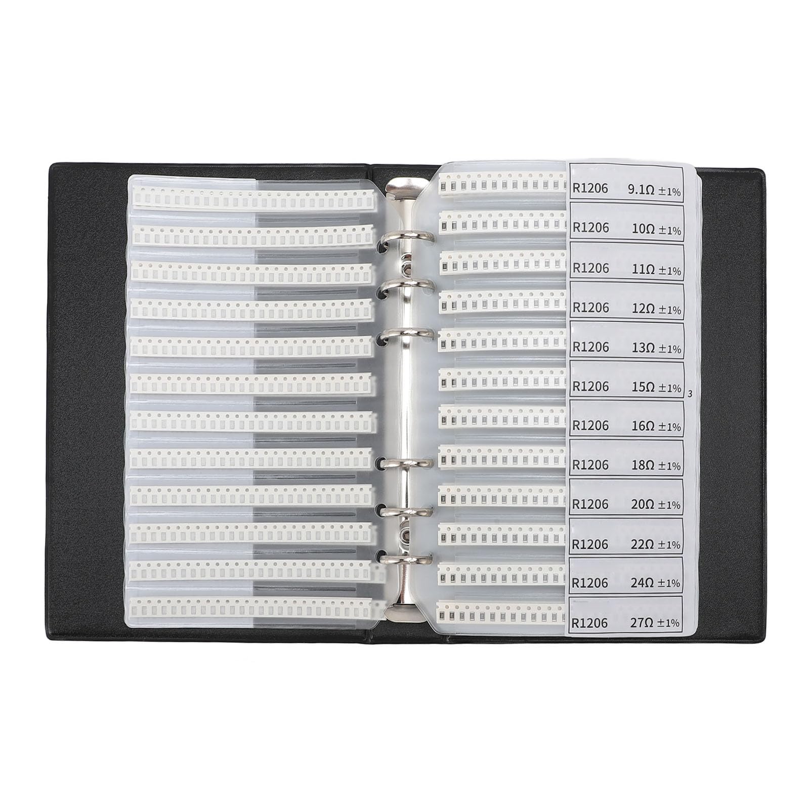 1206 serie SMD Resistore Kit 1% Accuratezza 170 Valori Capacità Esempio di Libro 50 ogni assortimento di componenti elettronici Set per esperimento di laboratorio professionisti