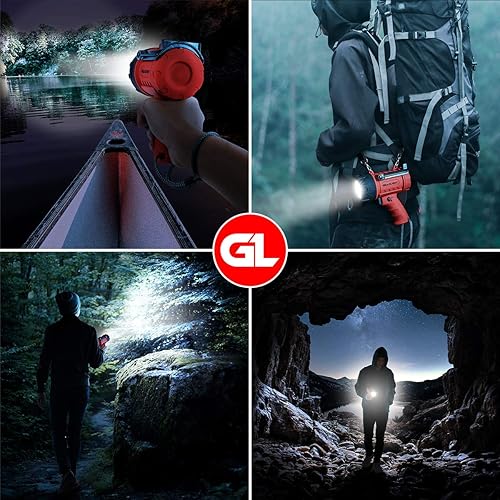 Miniatura 7 de GearLight - Linterna de proyector LED impermeable Watchman, alta en lúmenes AA para accesorios de campamento al aire libre, equipo de kayak marino,