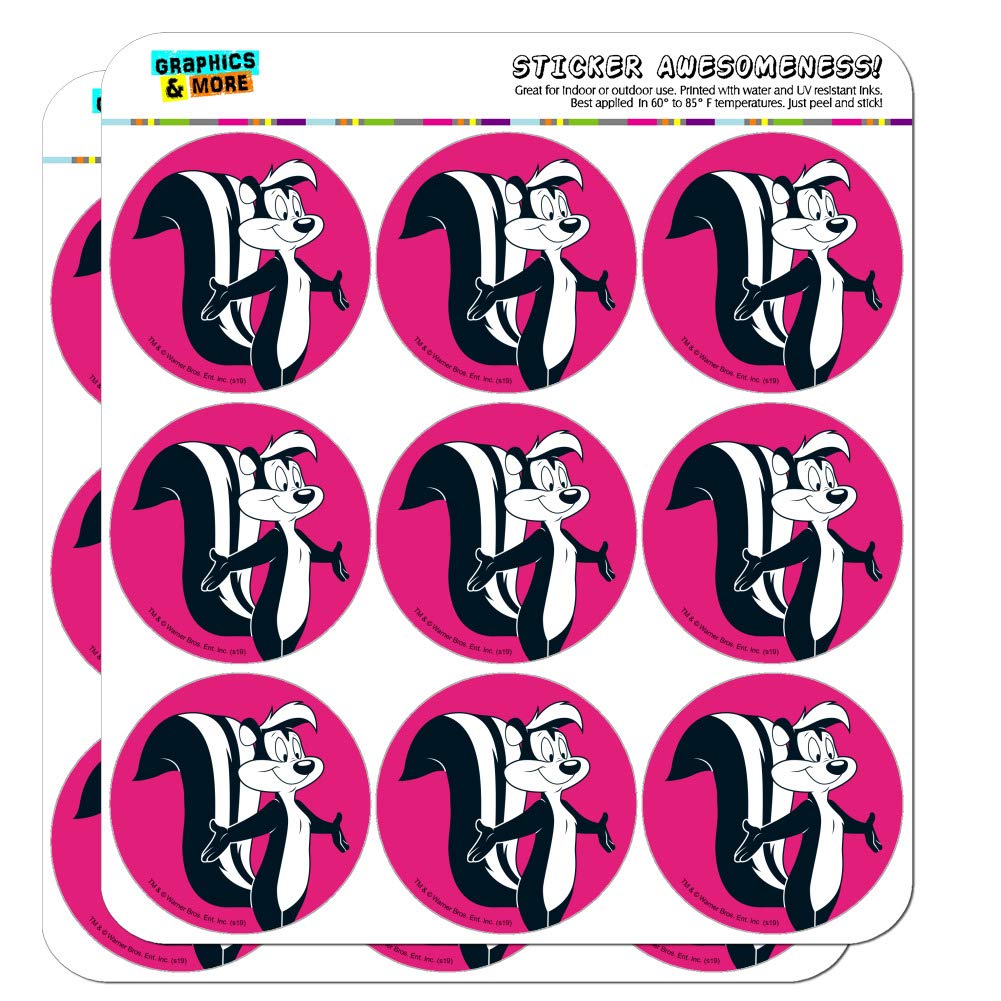 Looney Tunes Pepe Le Pew - Pegatinas para planificador, calendario, álbumes de recortes, manualidades