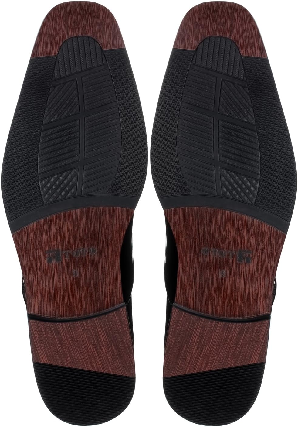 TOTO Men's Invisible Height Increasing Elevator Shoes - Black Patent Leather Lace-up Formal Oxfords - 3 Inches Taller - H6532B - Size 10 D(M) US - Image 5