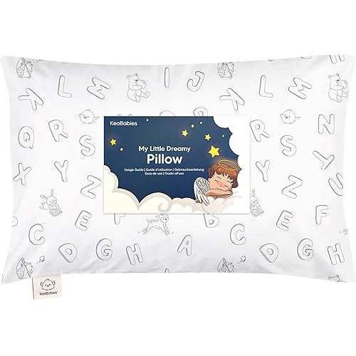 Miniatura 1 de Almohada para niños pequeños con funda de almohada, almohada My Little Dreamy de 13 x 18 pulgadas, almohadas de algodón orgánico para dormir,