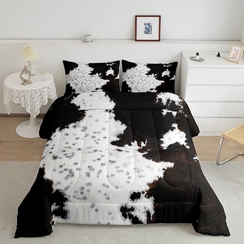 Miniatura 34 de Juego de edredón de la Torre Eiffel, juego de ropa de cama con estampado de flores de lavanda púrpura, romántica decoración de estilo floral de