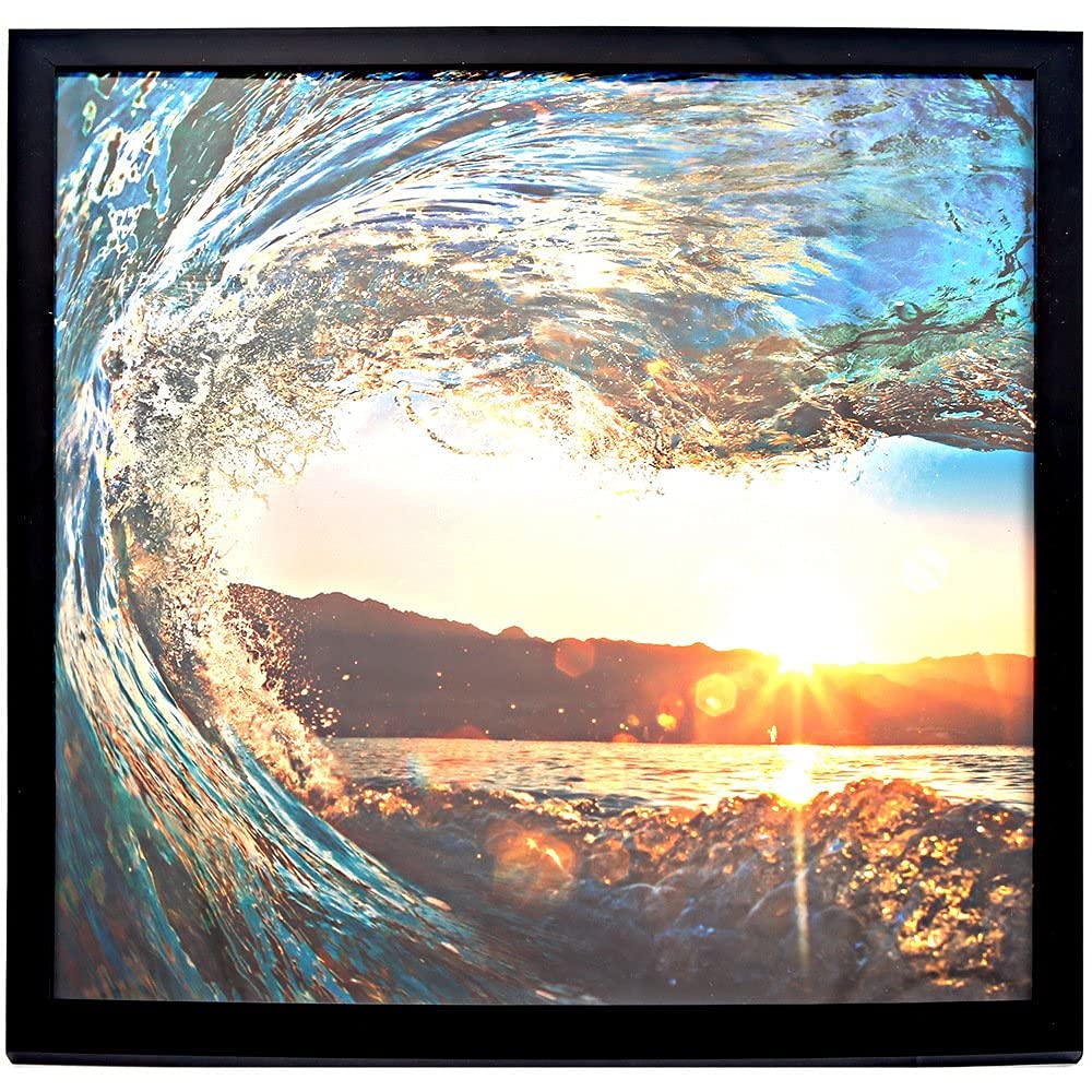 11x11 Picture Frame for Wall, Display Pictures 11x11 Square Record Album Frame, Wall Hanging Photo Frame, Black, 1 Pack