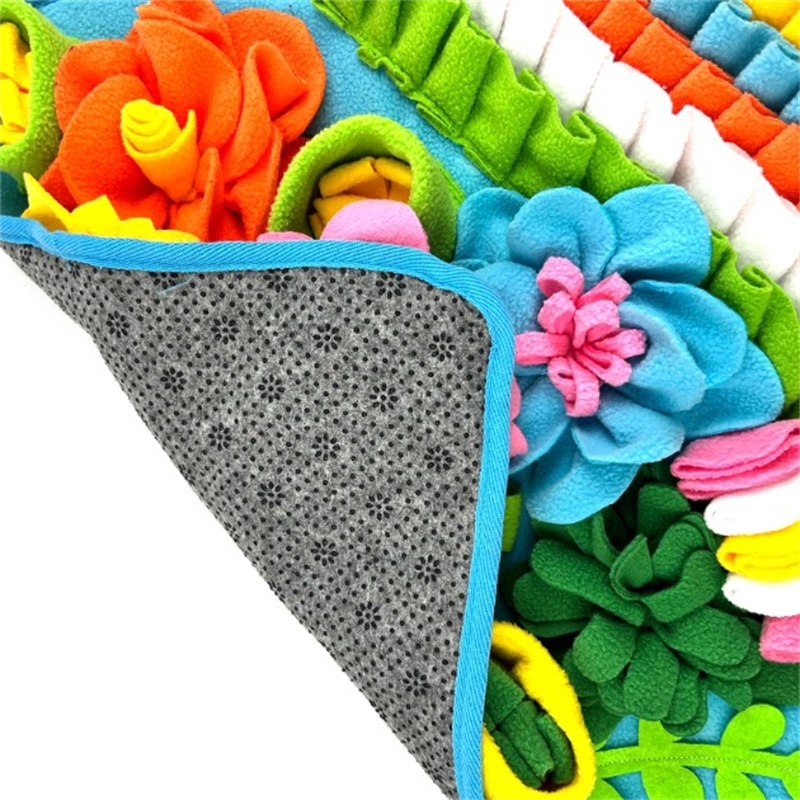 Snuffle Mat for Dogs Pet Slow Feeding Mat Dog Snuffle Mat Puppy Slow Feeding Training Mat Pet Smell Training Dog Toy Encourages Natural Foraging Skills and Slow Eating (blue - Image 4