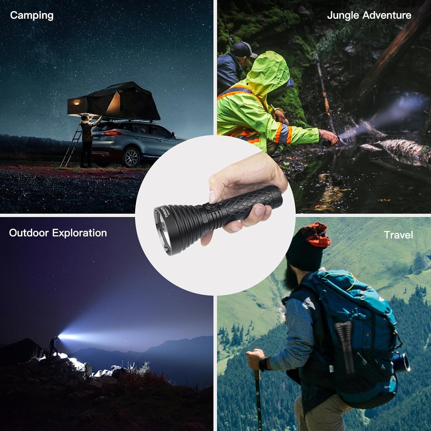 Amazon.co.jp: ThruNite Catapult V7 高出力フラッシュライト 長距離