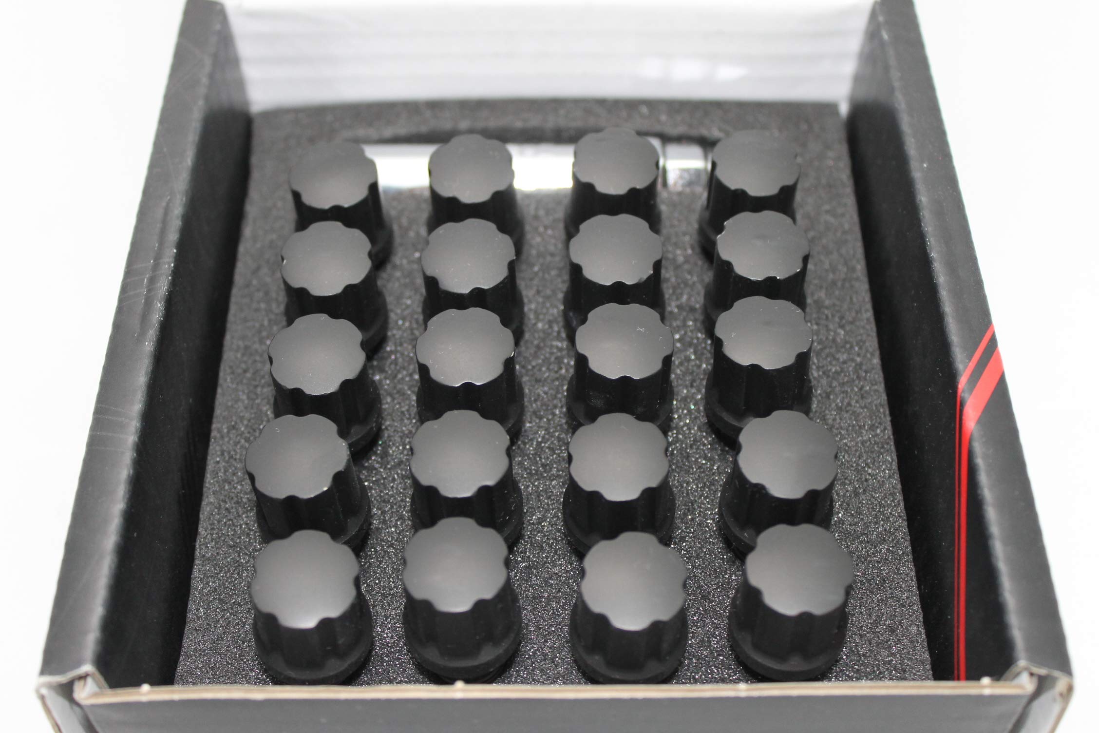 Japan Racing Bulloni per ruota M14x1,5 Nero Set di 20x Cono
