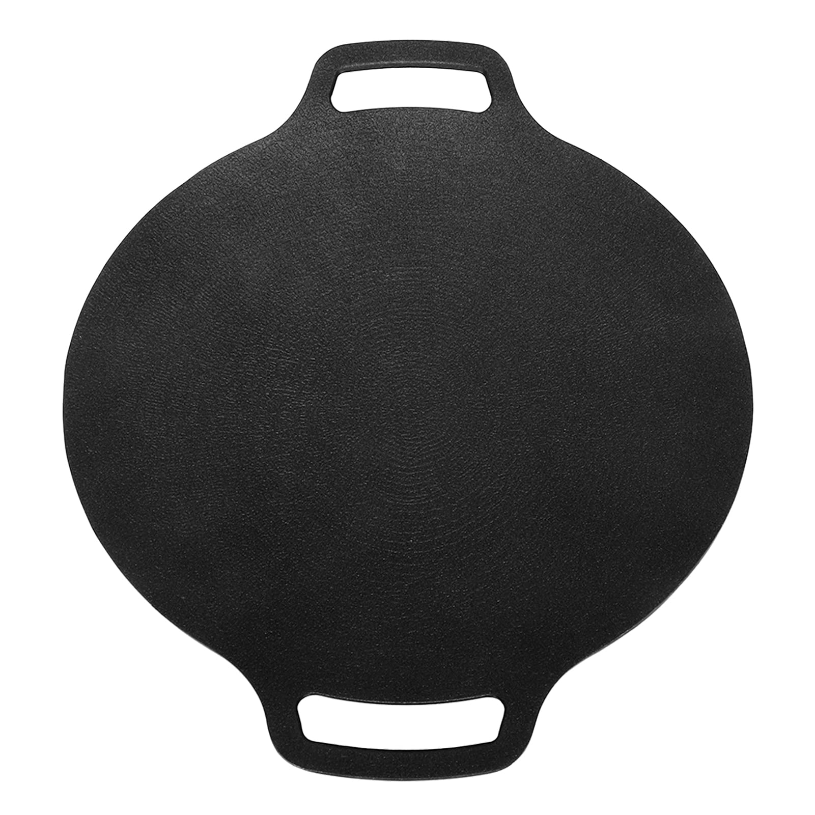 Grande Piastra Rotonda Resistente Ai Graffi per Barbecue in Stile Coreano per la Cottura Quotidiana a Casa in Lega di Alluminio (33 cm)