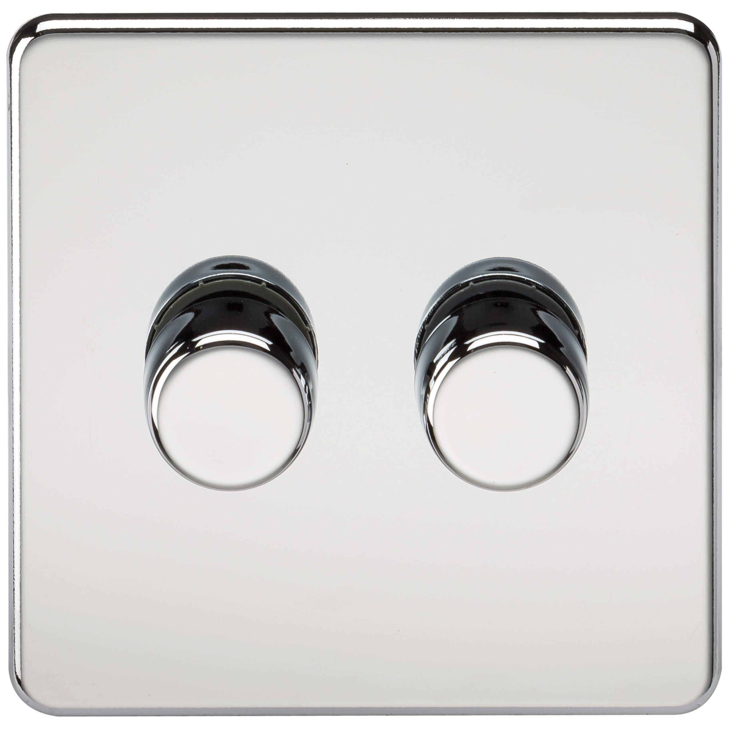 Knightsbridge Polished Chrome Sf2182pc 2G Dimmer,