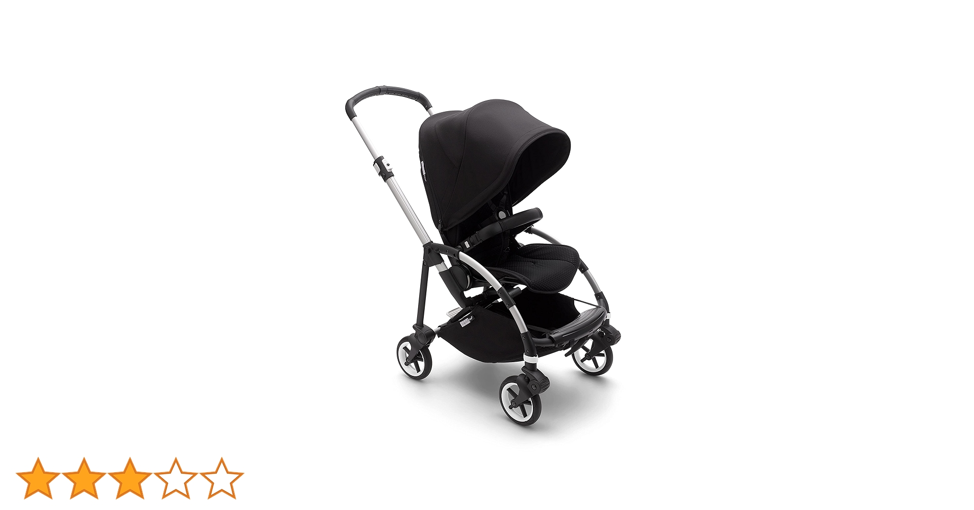 バガブー ビー6 ブラック美品 ベビーカーbugaboo bee6 bugaboo 公式 バガブー ビー6 ブラックシャーシ コンプリート