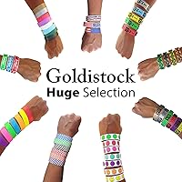 Vista 6 de Pulseras Tyvek pesadas de 7.5 mil Goldistock VIP 500 unidades paquete variado B Bandas de brazo de pulgadas 100 cada uno brazaletes de fiesta