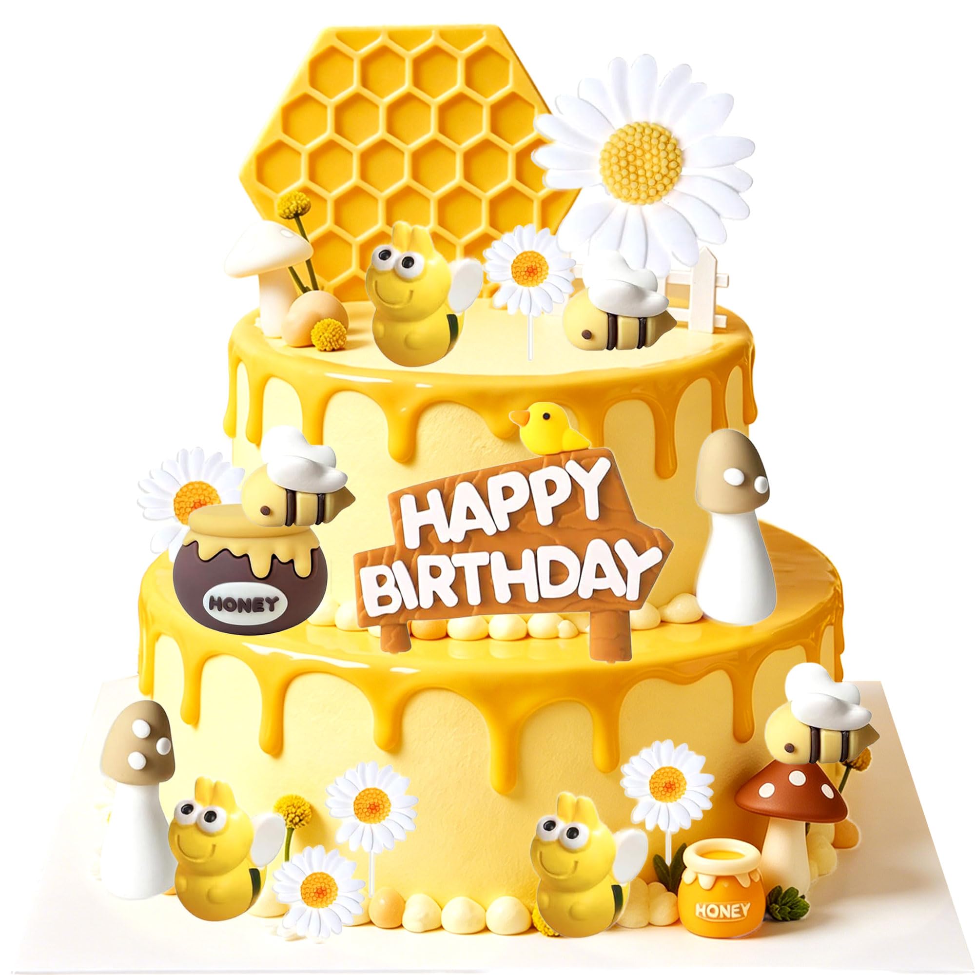 Bumble Bee Cake Decoration Bear Baby Shower Cake Decoration โ image 1