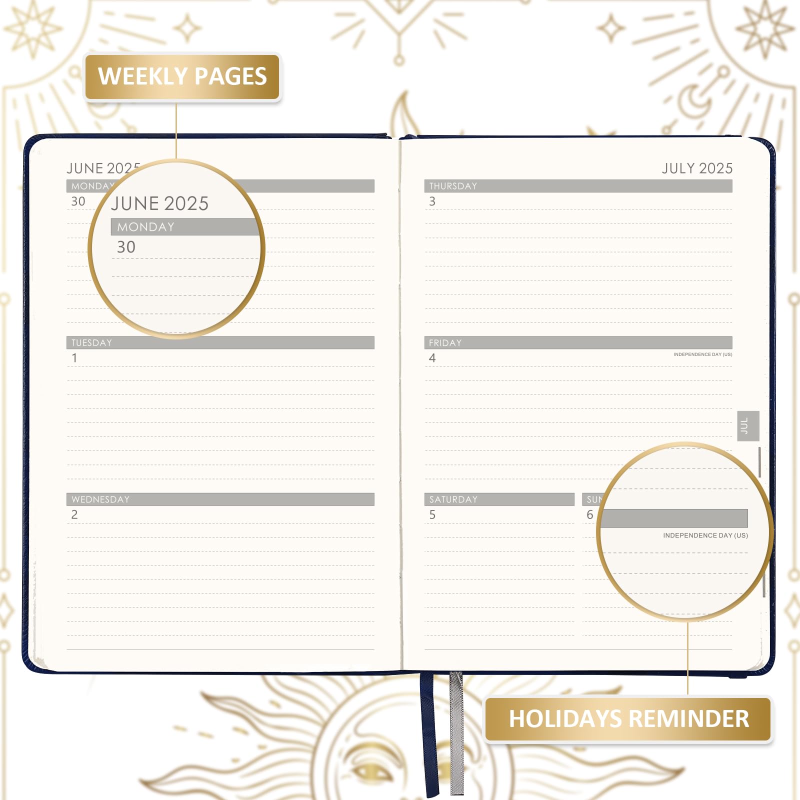 Snapklik.com : 2025 Planner - 2025 Weekly Monthly Planner, January 2025 ...