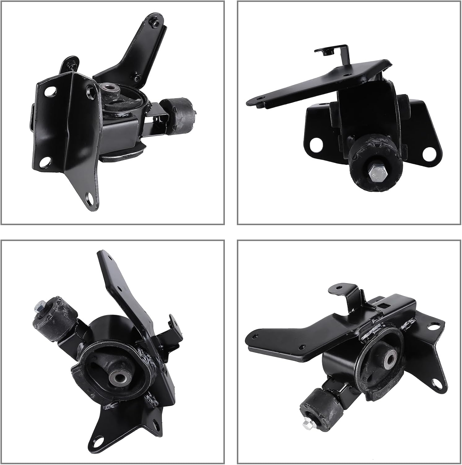 4Pcs Engine Motor & Trans Mount Set Compatible for Toyota Corolla 2009-2013 & Matrix 2009-2010, for Pontiac Vibe 2009-2010, 1.8L L4 Engine Support Replaces A62022 62039 9390 EM-9390