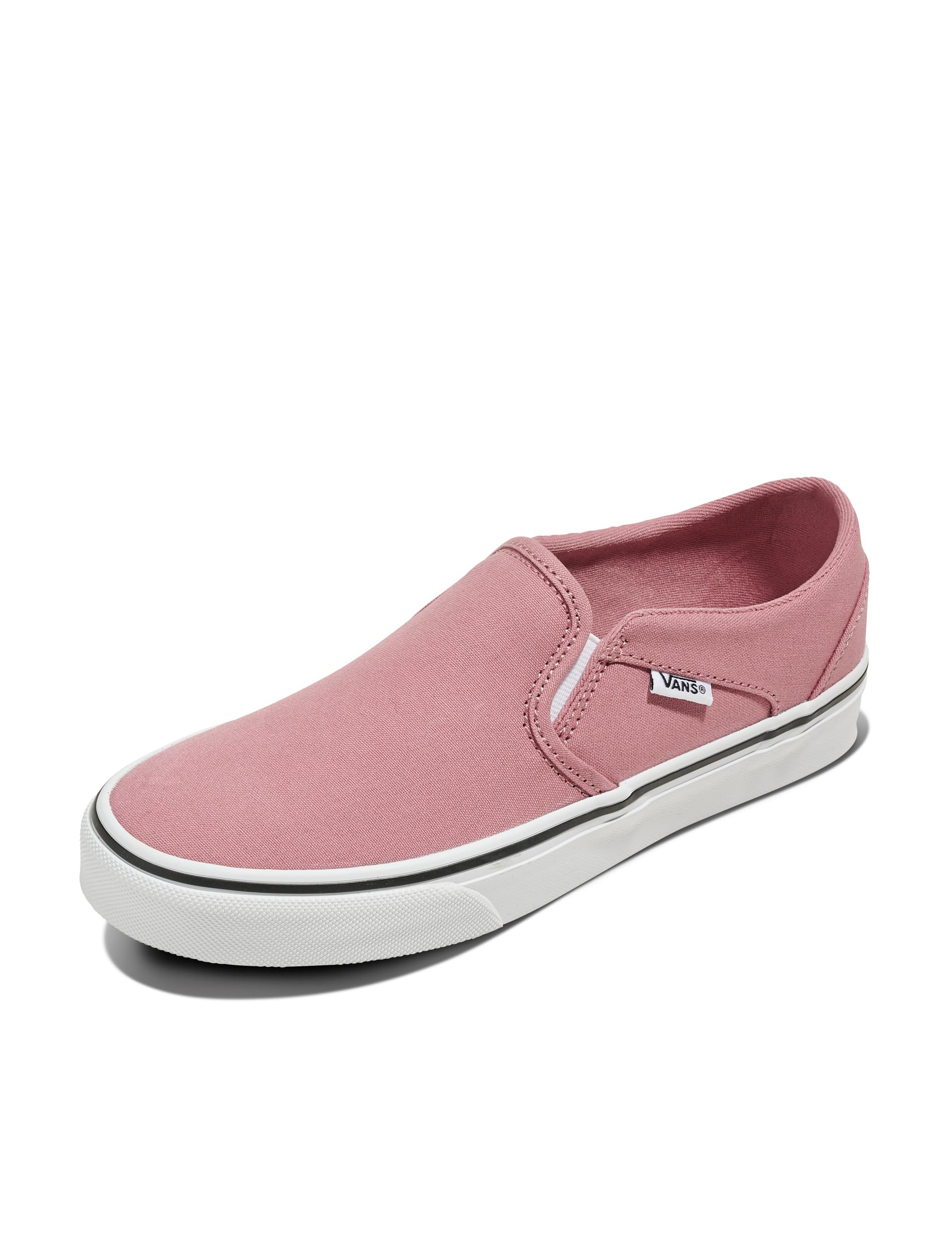 Vans Women's Asher Adult Low Top Sneakers 8 Canvas Dusky Rose