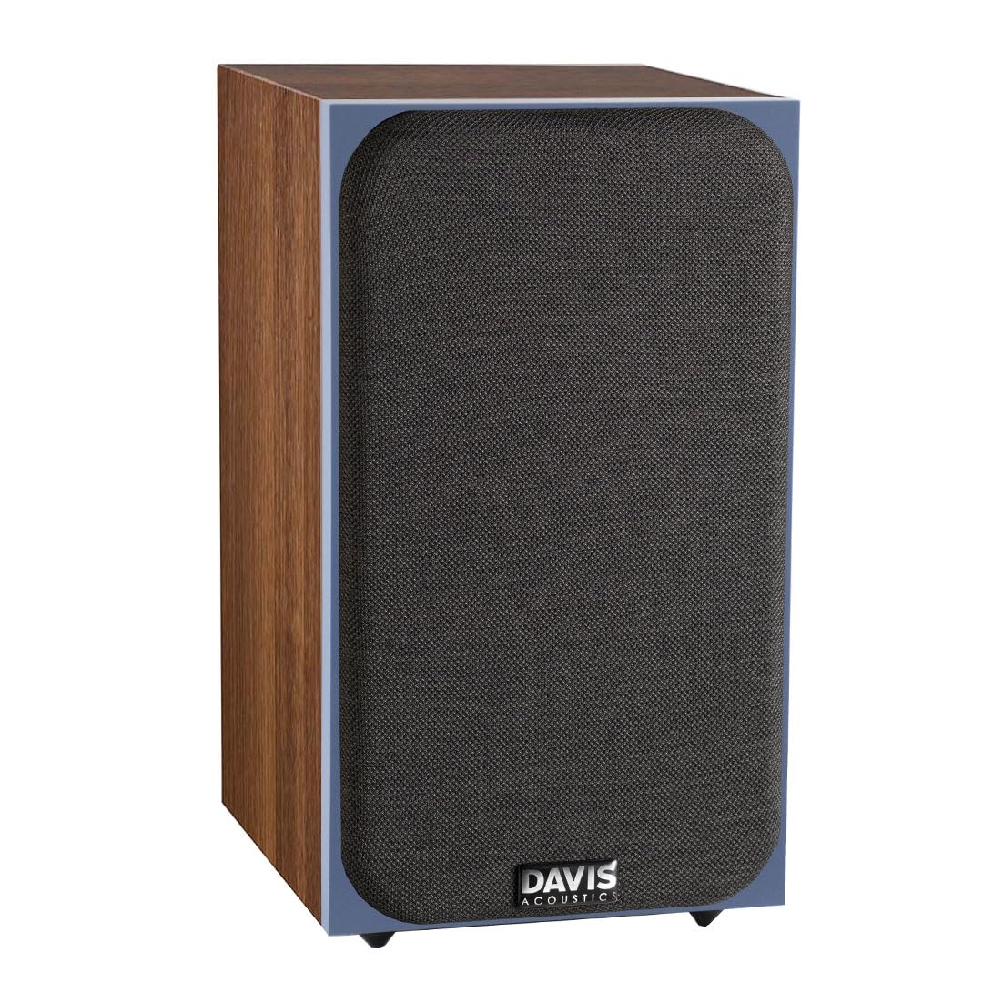 Davis Acoustics Ariane 1 Bleu/Noyer - Enceinte Bibliothèque (la Paire)