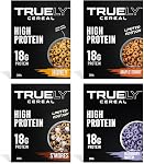 Truely High Protein Cereal Variety Pack, Pack of 4