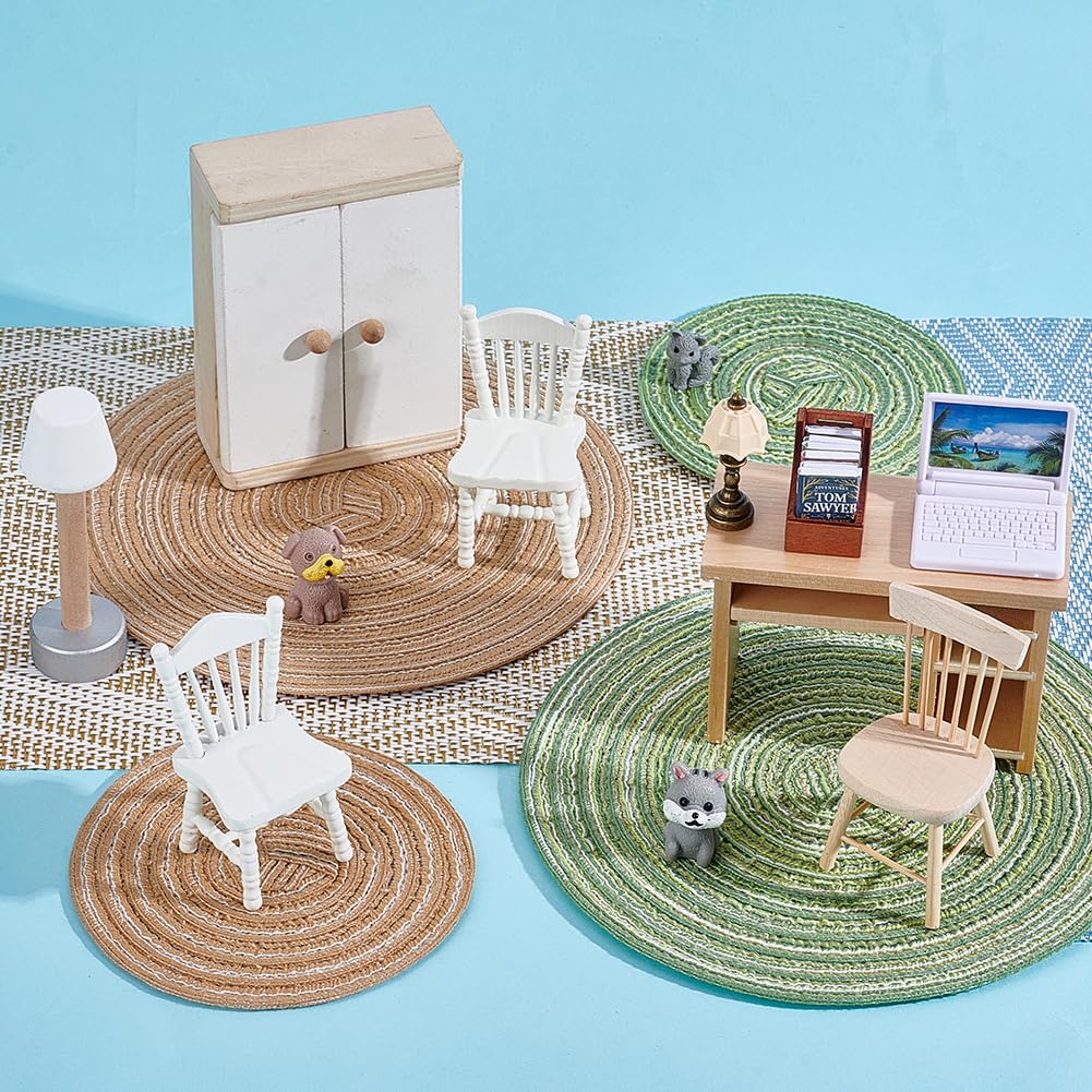 arricraft 12 Pcs Dollhouse Miniature Weaving Carpets - Image 4